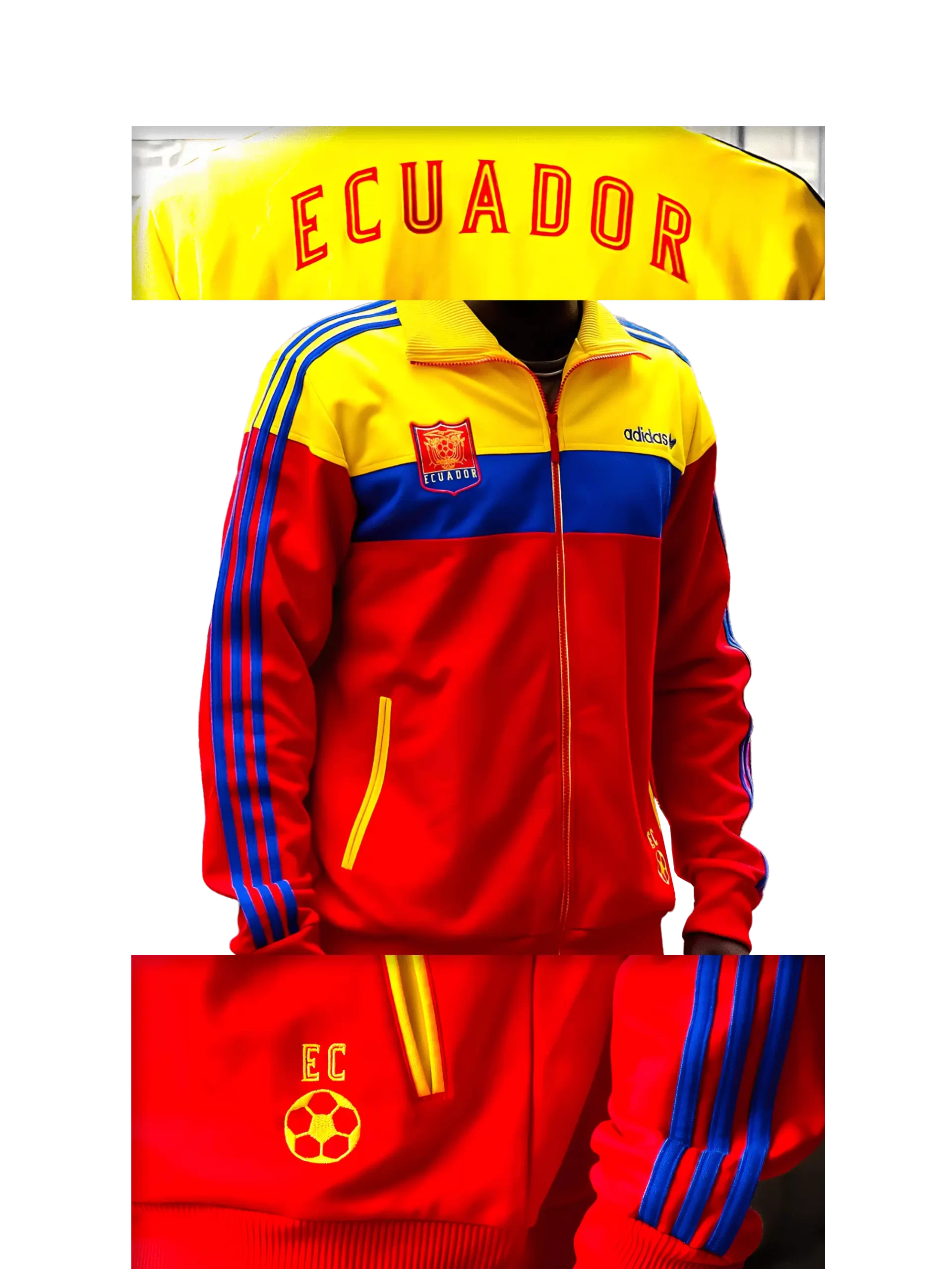 prima motor diámetro Men's 2006 Ecuador Track Top by Adidas Originals: Superb - EnLawded