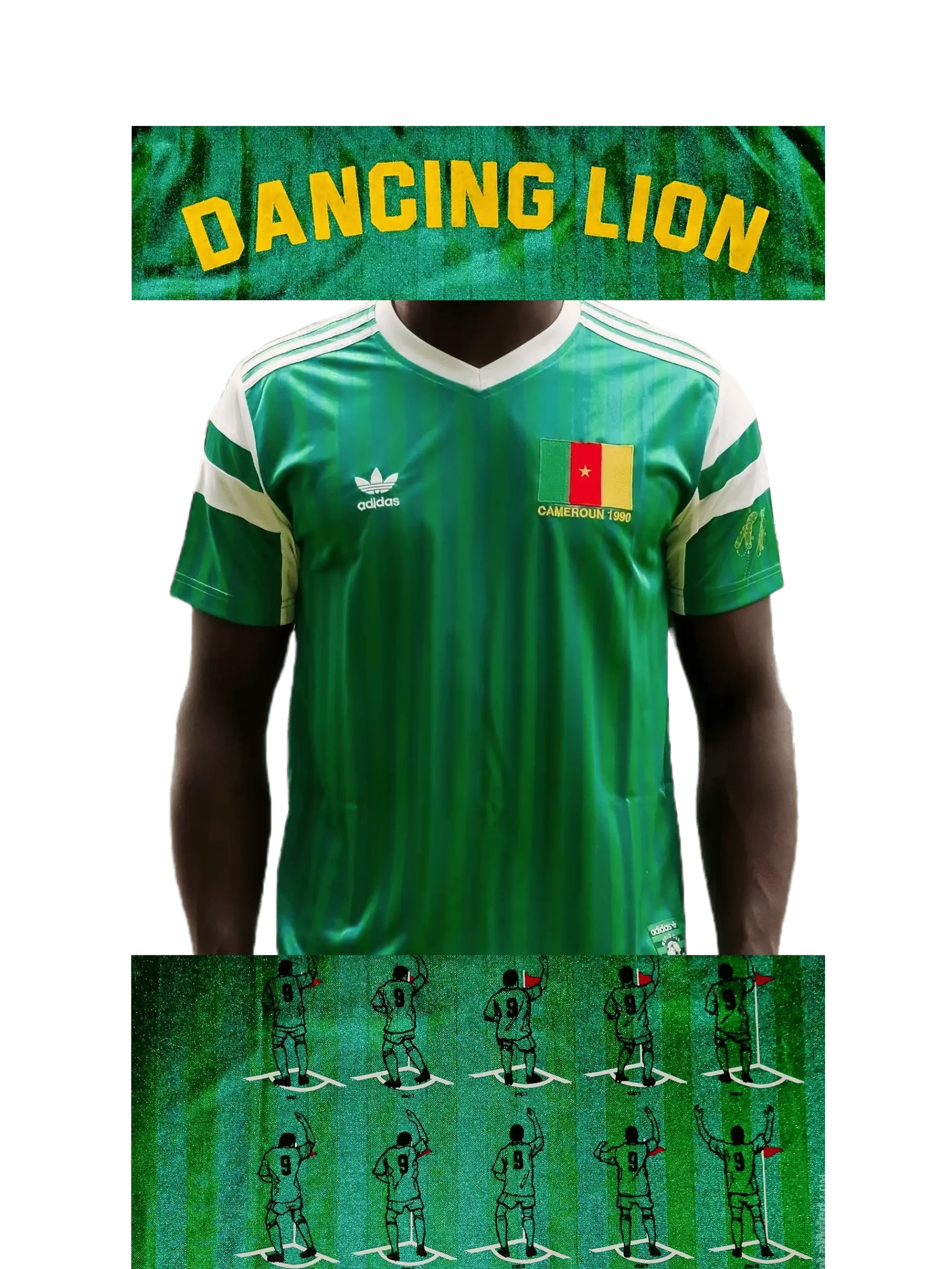 Men's 2006 Cameroon '90 Dancing Lion Jersey by Adidas: Intelligent (EnLawded.com file #lmchk62092ip2y123312kg9st)
