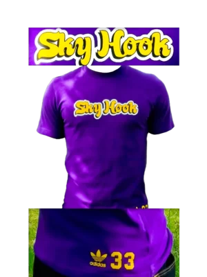 Men's 2004 SkyHook Lakers #33 T-Shirt by Adidas: Unburdened (EnLawded.com file #lmchk76165ip2y124826kg9st)