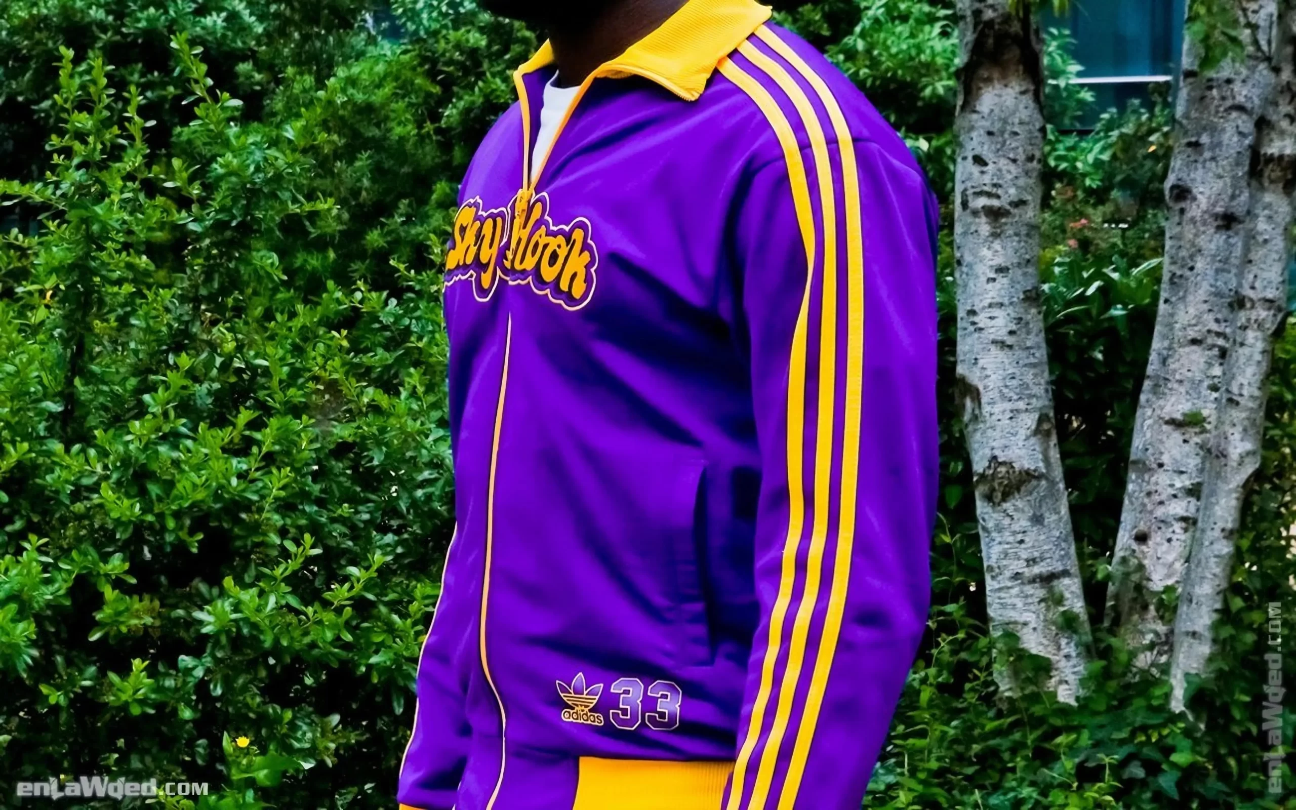 purple lakers tracksuit