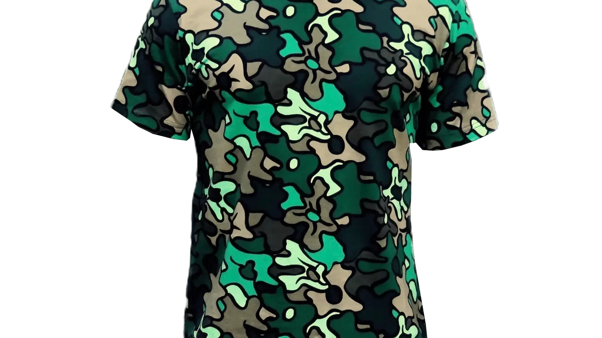 Men's 2006 Adidas Originals Green Safety Camo T-Shirt: Startling (EnLawded.com file #lmchk85151ip2y125200kg9st)