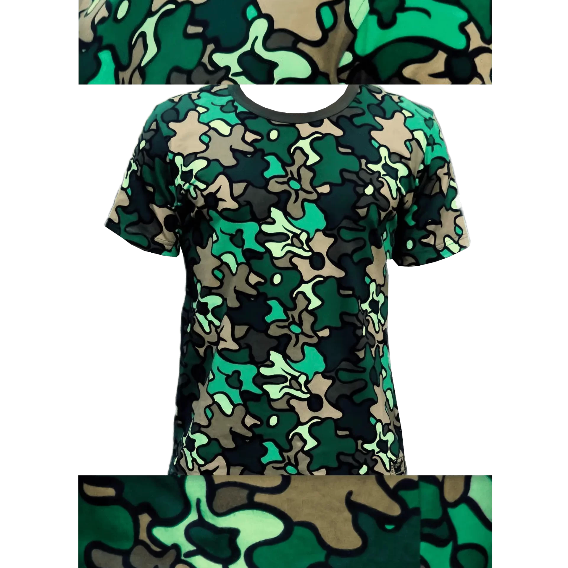 Men's 2006 Adidas Originals Green Safety Camo T-Shirt: Startling (EnLawded.com file #lmchk85151ip2y125200kg9st)