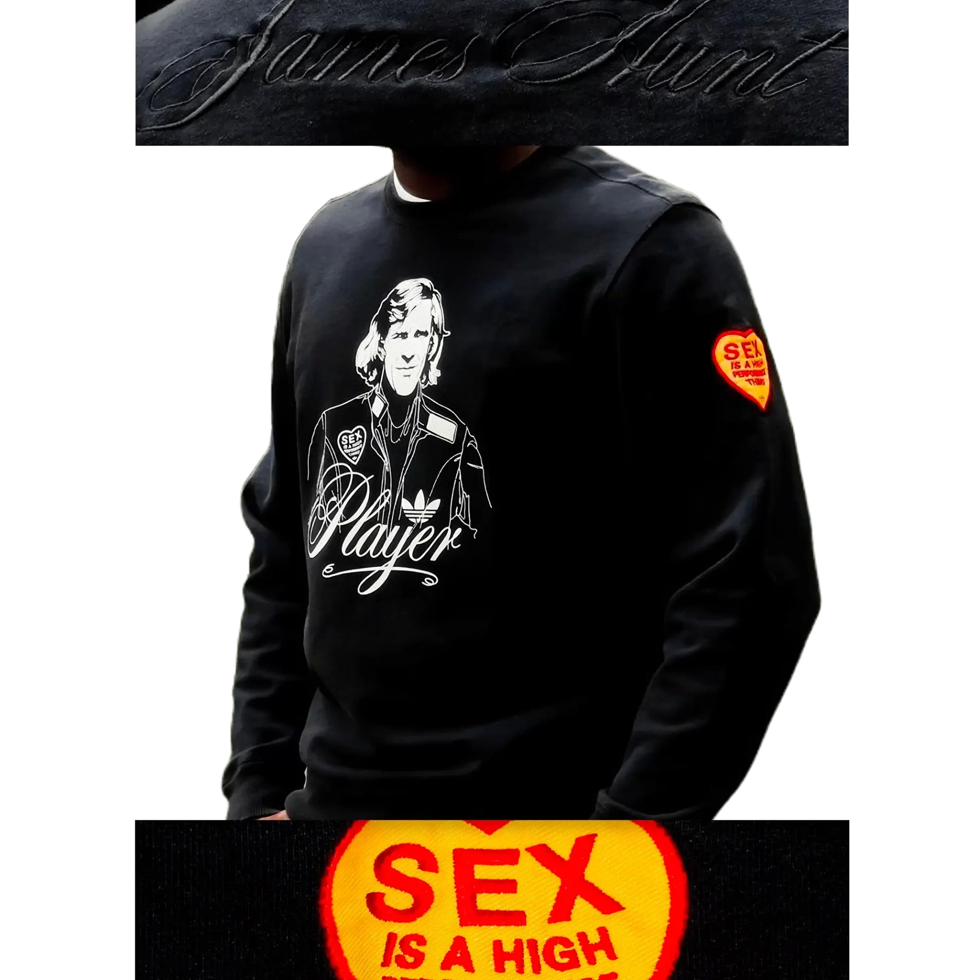Men's 2006 James Hunt Player's Sweatshirt by Adidas: Spunky (EnLawded.com file #lmchk83619ip2y125203kg9st)