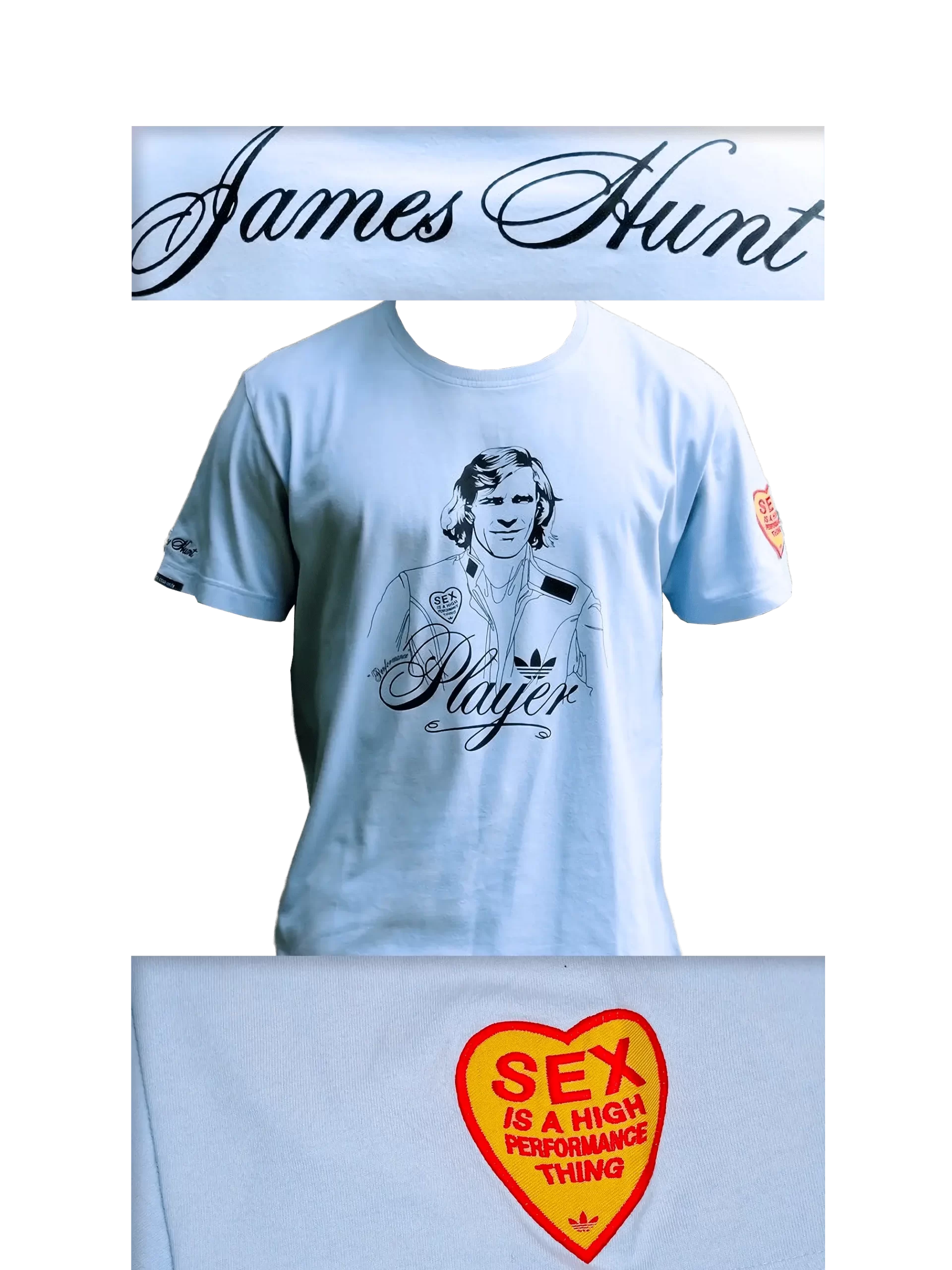 Men's 2006 James Hunt Player's Club T-Shirt by Adidas: Frisky (EnLawded.com file #lmchk83618ip2y125204kg9st)