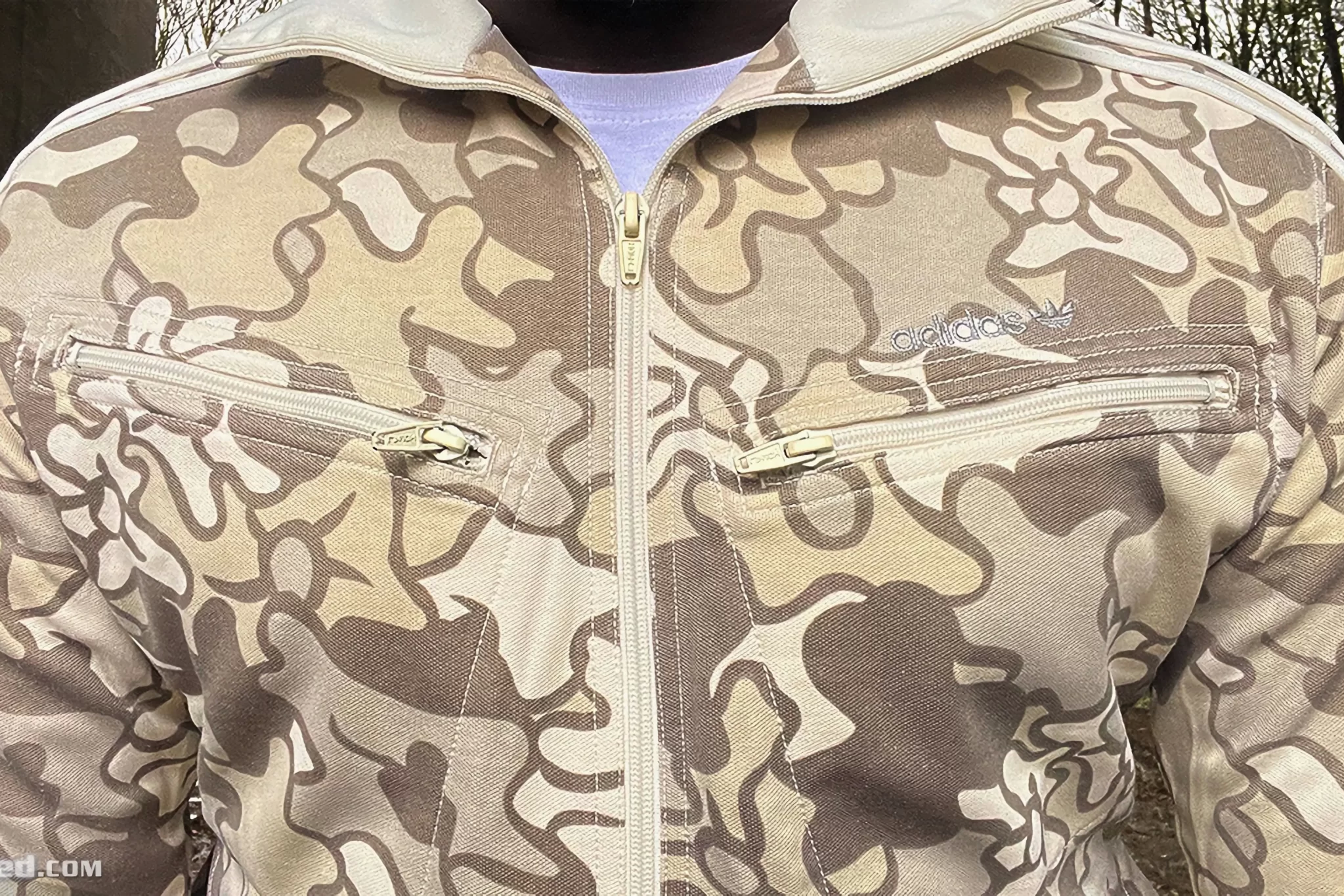 Men’s 2007 Adidas Originals Beige Safety Camo Track Top: Perspective (EnLawded.com file #lp1nisi1126097vr2b3pemxpq)