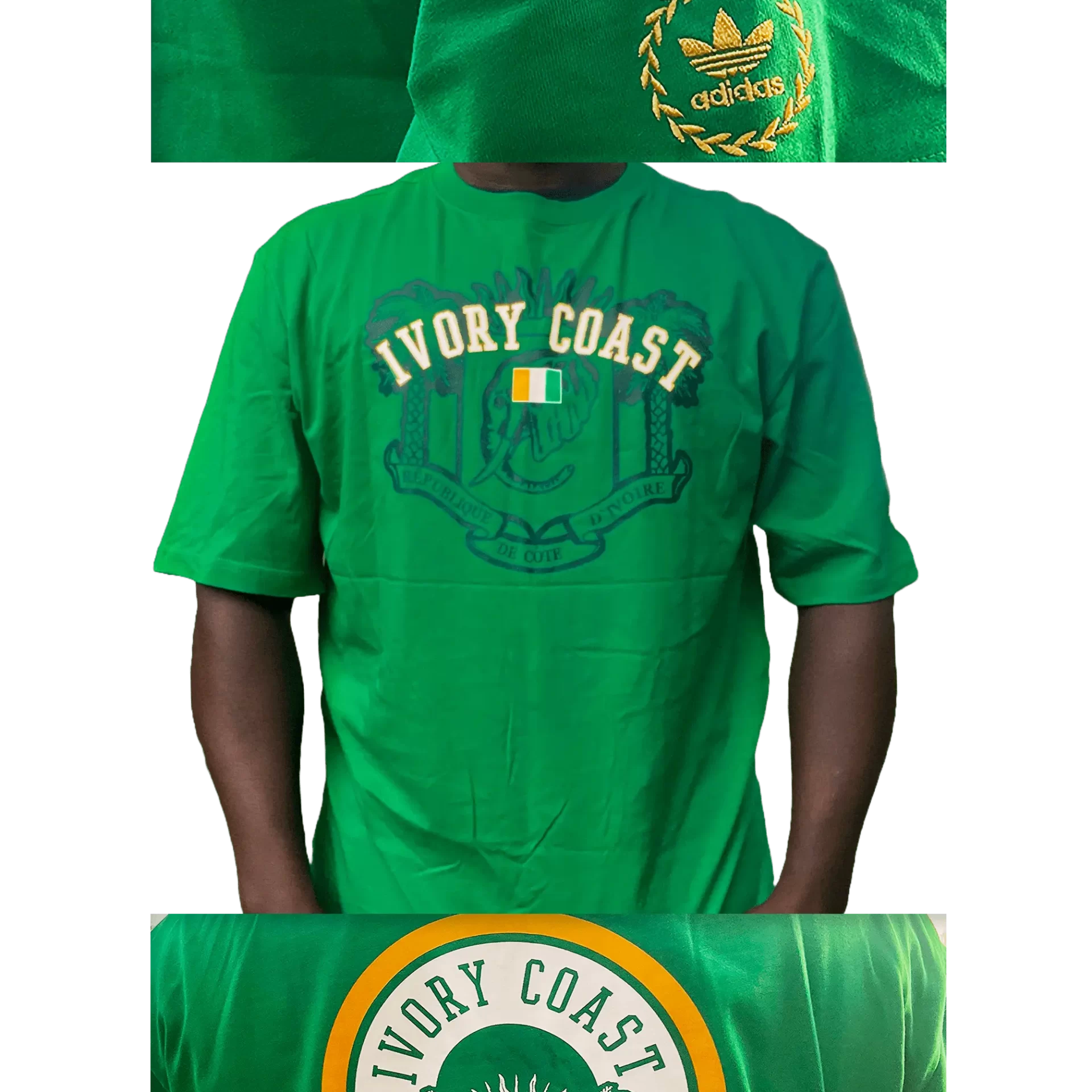 Men’s 2007 Ivory Coast T-Shirt by Adidas Originals: Surefire